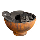 Mr. Grill fire bowl with grill ring and accessories