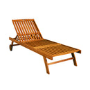 Contini Sun Launger con cuscino Taupe