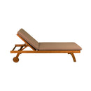 Contini Sun Launger con cuscino Taupe