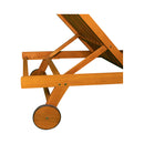 Contini Sun Launger con cuscino Taupe