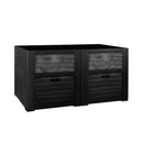 Webergarden raised bed with storage compartments