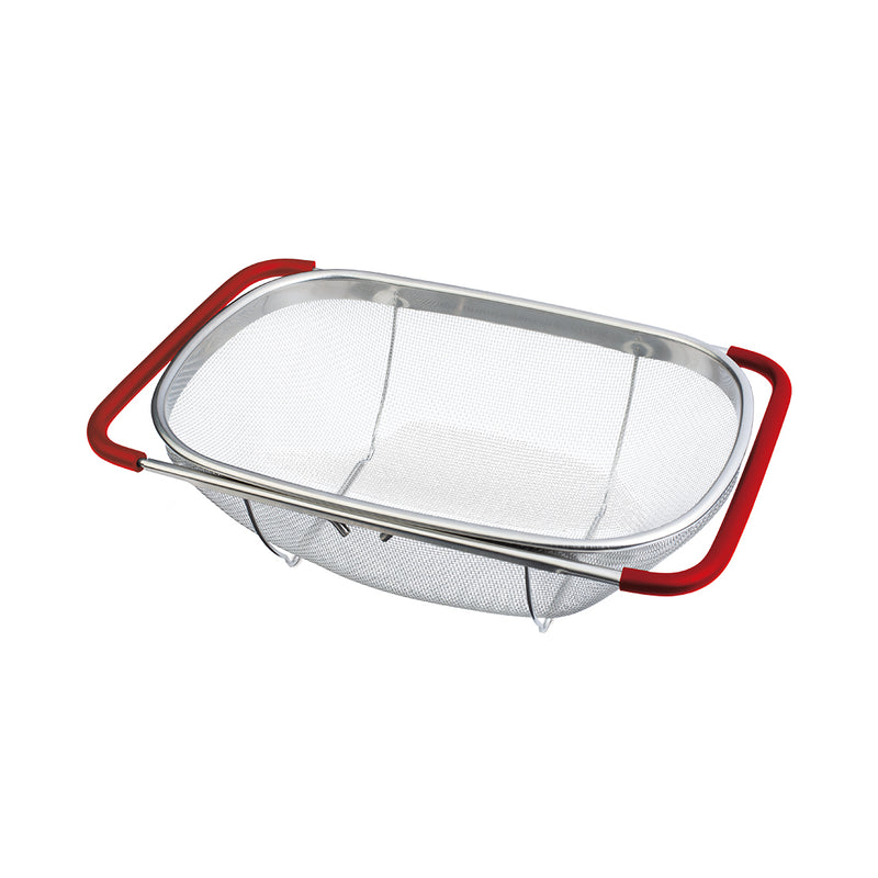 Berlinger Haus Rot 34x24x11cm stainless steel sieve with adjustable handles