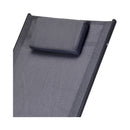 FS-STAR Gartenmöbel Schaukelstuhl mit Kissen dunkelgrau