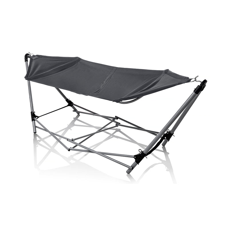 FS Star Garden Furniture Hammock pieghevole 245 x 80 x 70 cm grigio