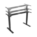 Contini office furniture ET225E lifting table frame black RAL 9005