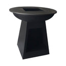 Mr.Grill Feuerschale Feuerschale mit Holzfach & Grillring Black