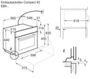 Electrolux Backofen Einbau EB4GL40SP