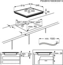 Electrolux à induction Hob configure GK58TSIPL