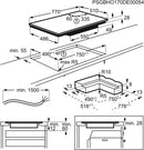 Electrolux Induction Hob sans cadre GK78Tibo