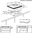 Electrolux glass ceramic hob GK58TCCN