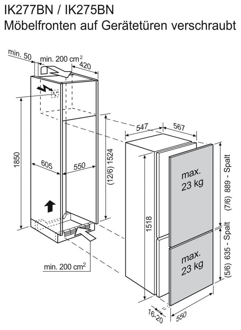Electrolux Einbaukühlschrank mit Gefrierfach IK275BNR