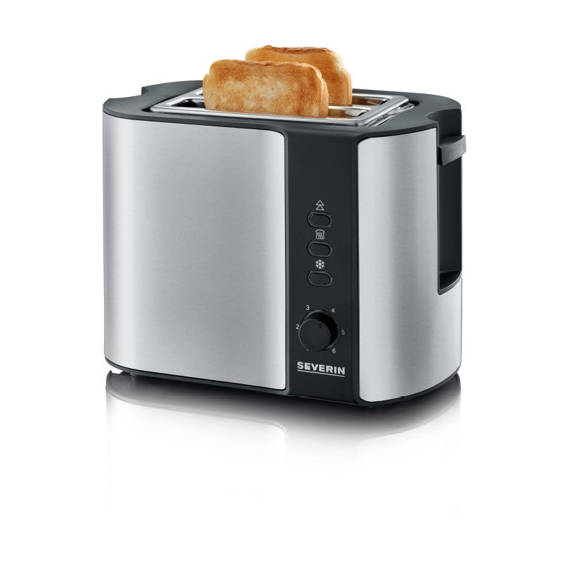 Toaster Severin AT2589 en acier noir / inoxydable