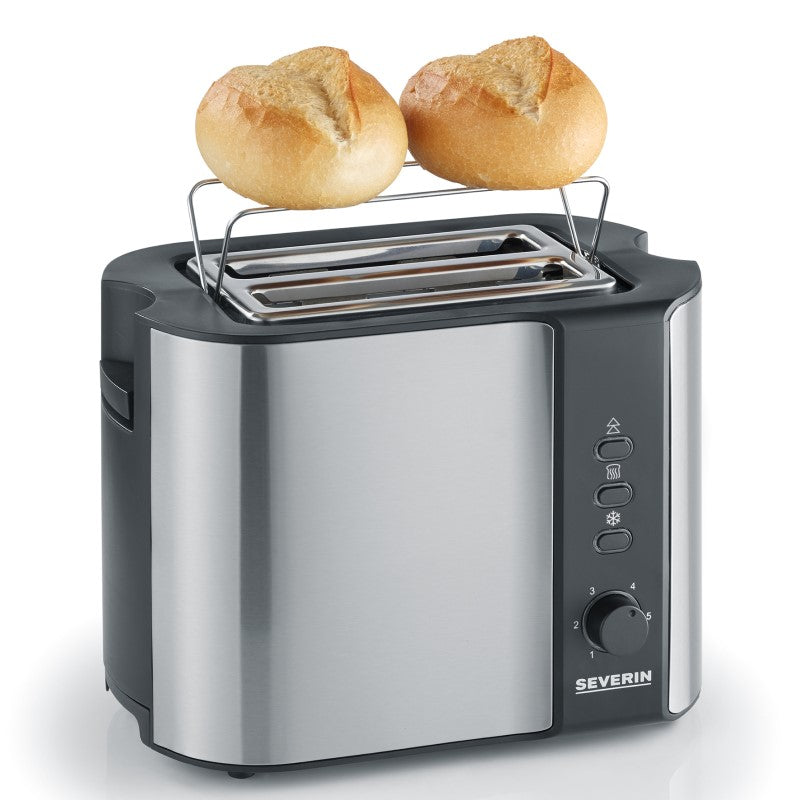 Severin Toaster AT2589 black/stainless steel