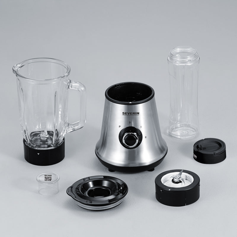 Severin Mixer SM3737 Mix & Go Black/Stainless Steel