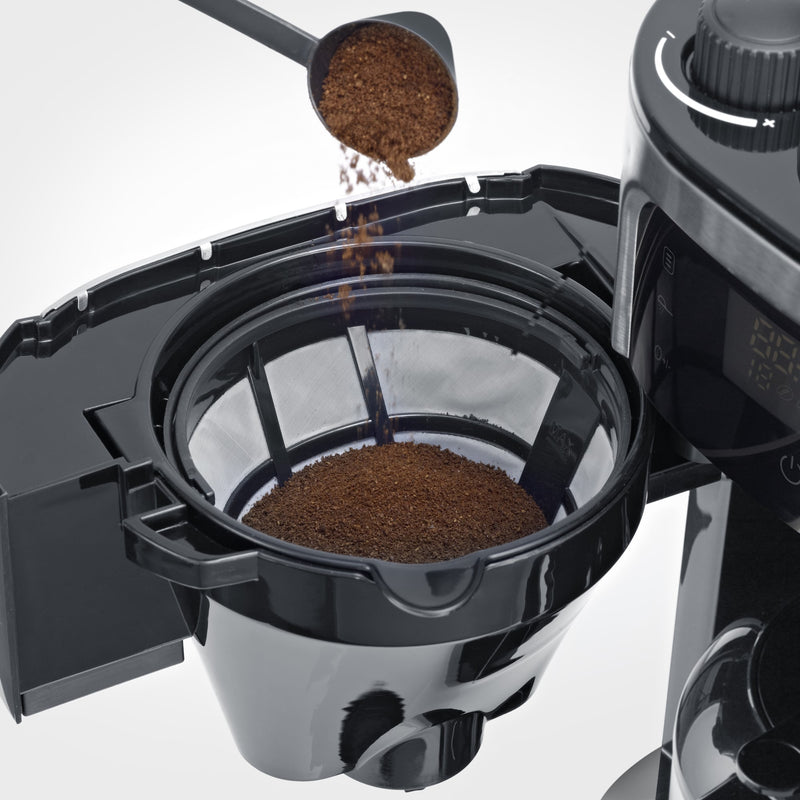Macchina da caffè a filtro severin ka4814 in acciaio inossidabile/nero
