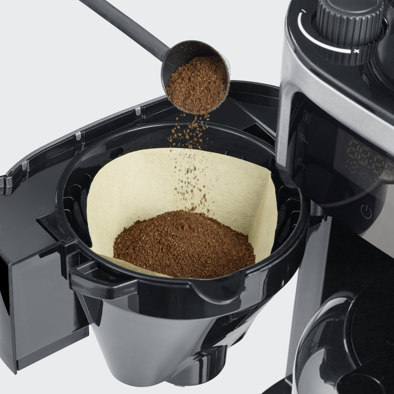 Macchina da caffè a filtro severin ka4814 in acciaio inossidabile/nero