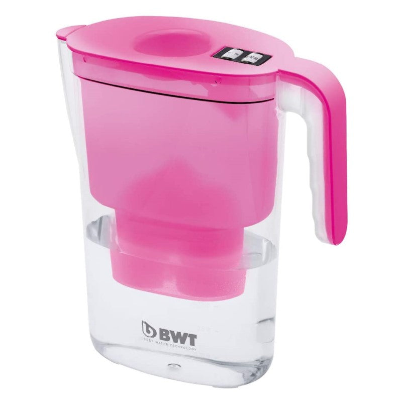 BwT table water filter Krug Vida Pink 2.6 L Manual Timer