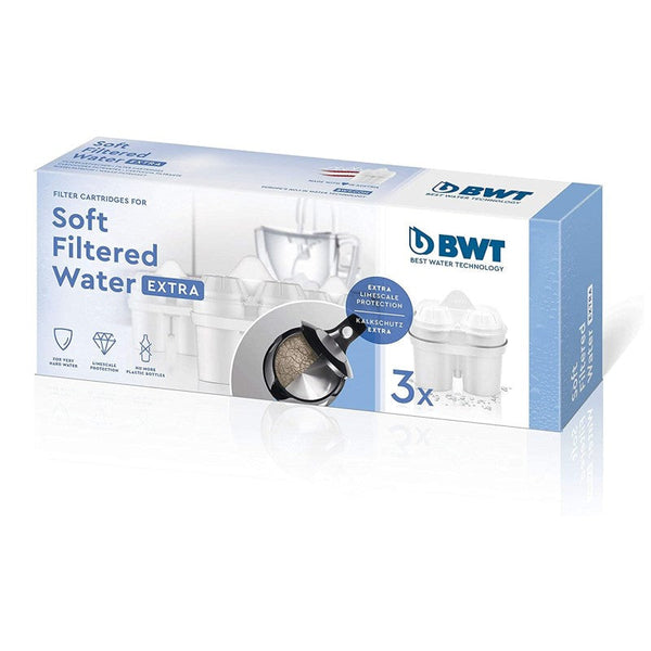 BWT table water filter cartridge 3x soft filtered water extra