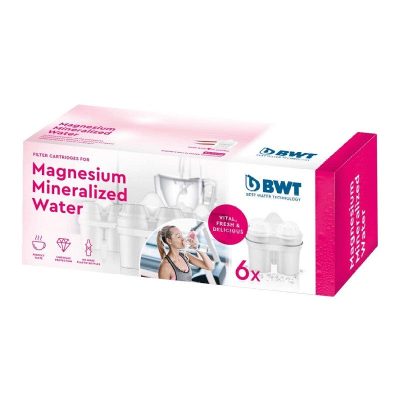 BWT Tischwasserfilter Kartusche Mag. Miner. Water 6er Pack