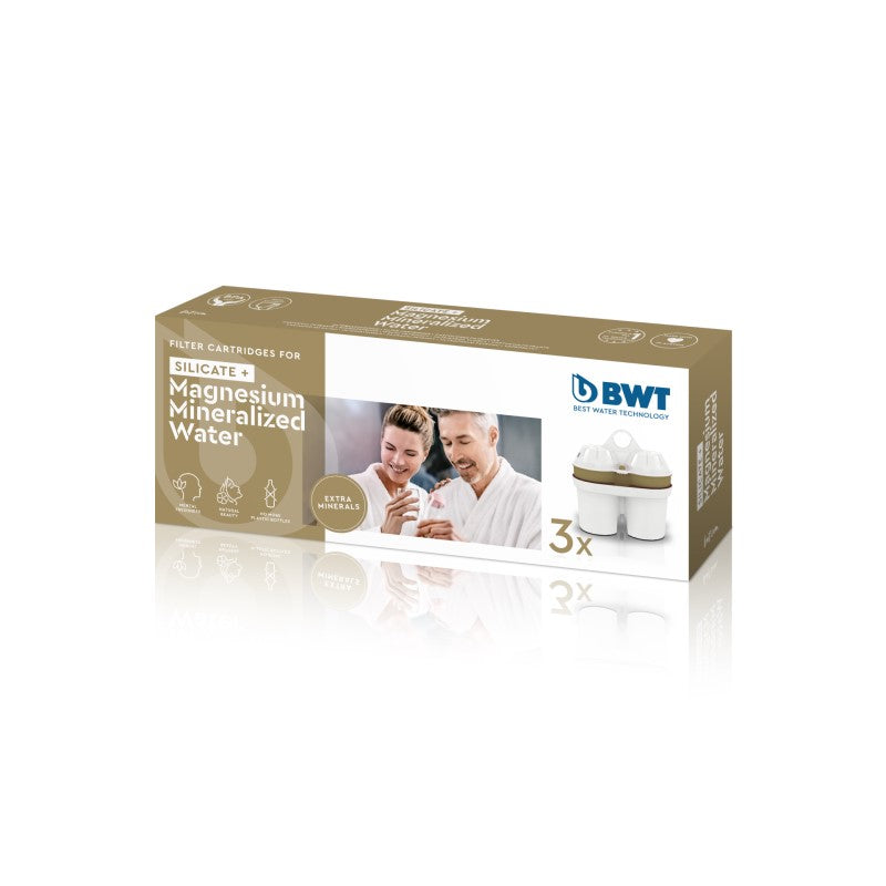 BWT table water filter cartridge 3x silicate mineral. filter