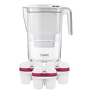 BWT table water filter Krug, Vida White 2.6 L Man. Timer 3x Mag
