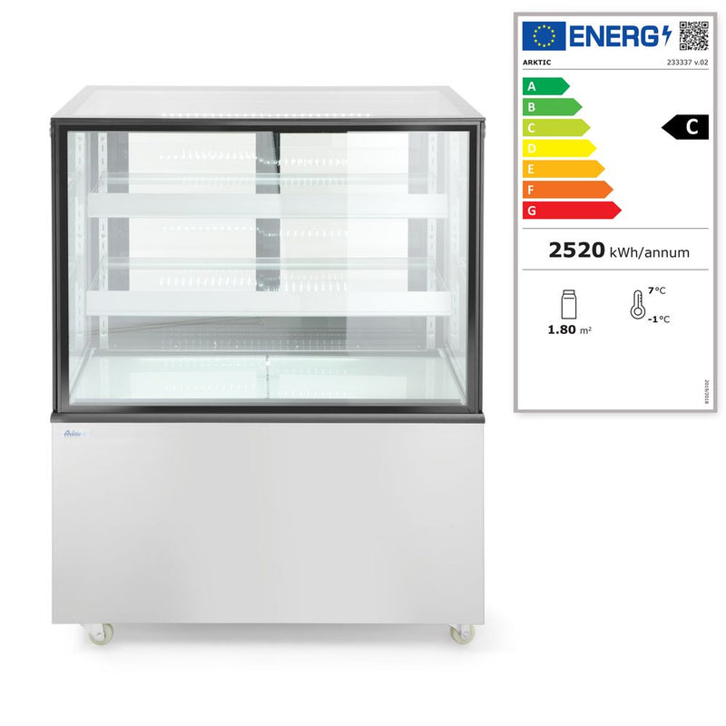 Hendi cooling displayrins with 2 shelves, Arctic, 410l, 230V/490W