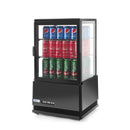 Hendi beverage fridge Arctic 58l, black