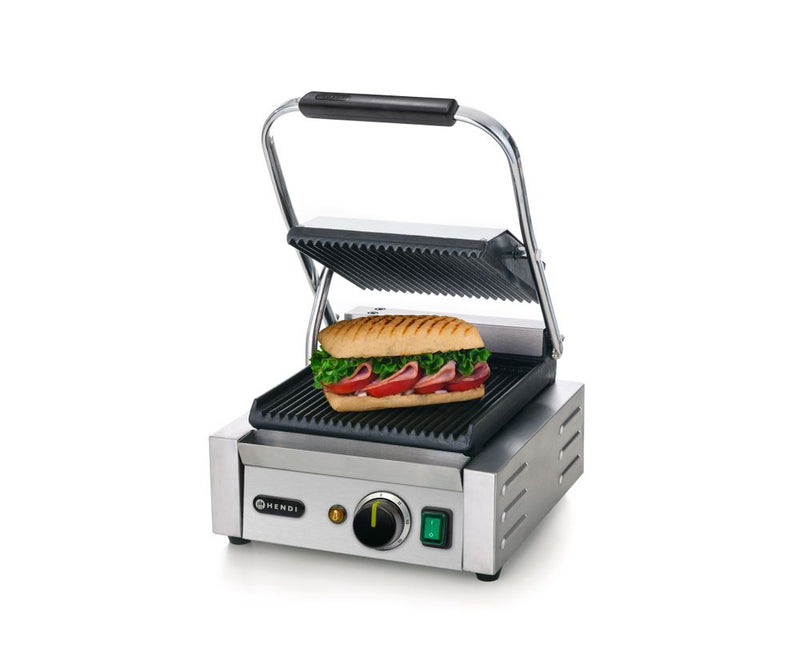 Hendi contact grill at the top and below, 230V/1800W