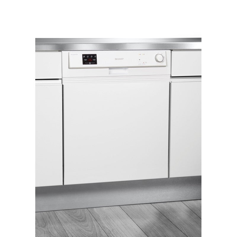 Sharp Dishwasher installation QW-HX12S47EW-DE 60 cm