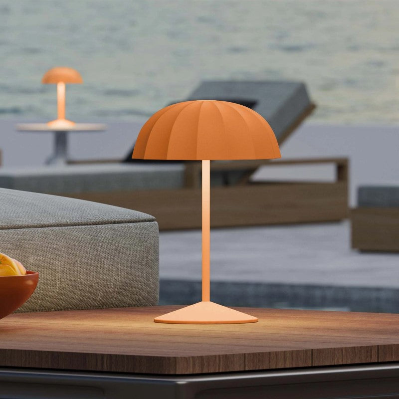 SOMPEX table lamp ombrellino orange