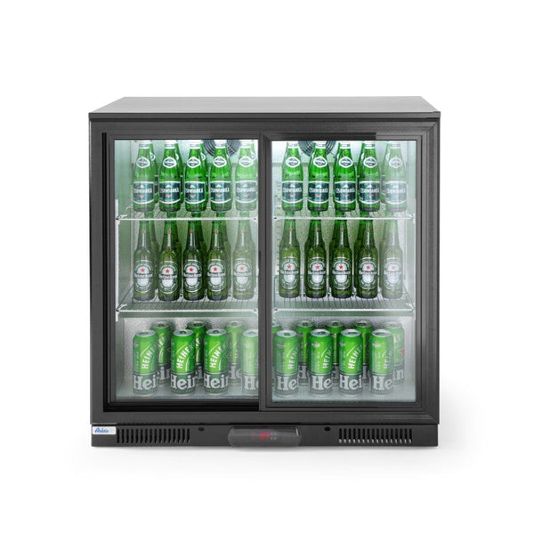 Hendi beverage fridge with sliding doors 197 l