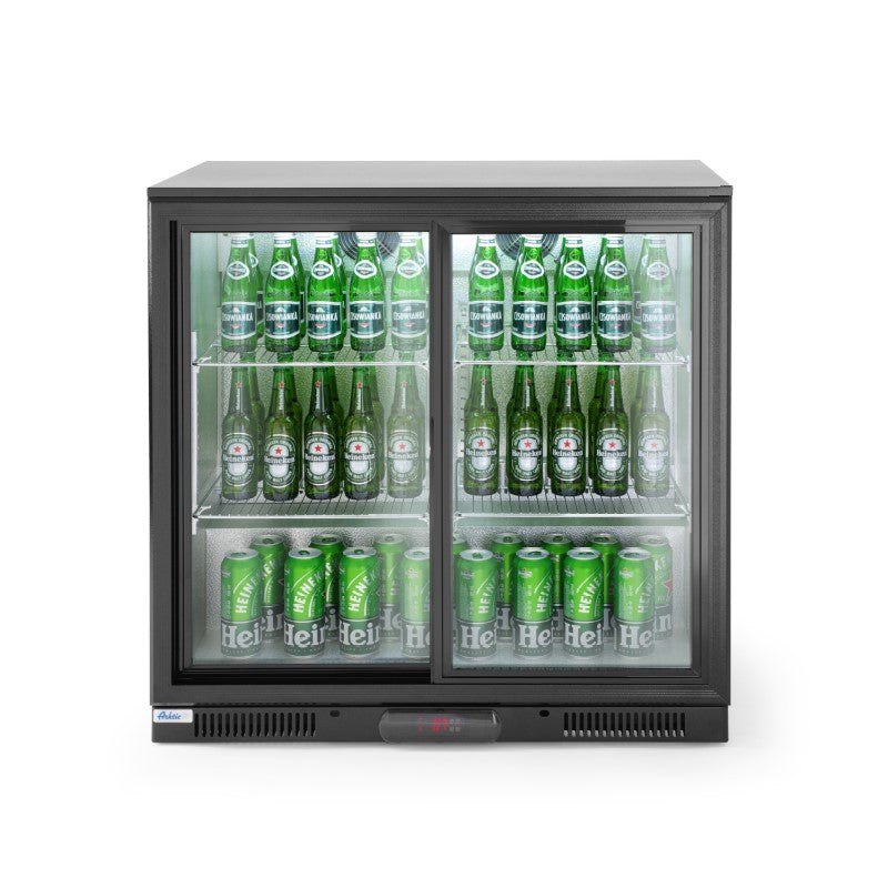 Réfrigérateur à bouteille Hendi avec portes coulissantes 197 L
