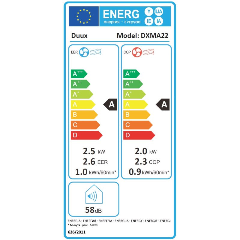 Duux Klimaanlage DXMA22 North Smart 9K mit Heizfunktion