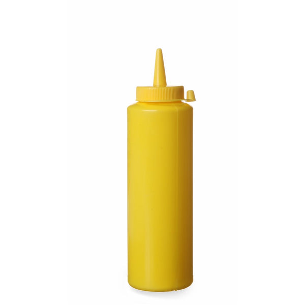 Hendi sauce bottle yellow 350ml, 20cm