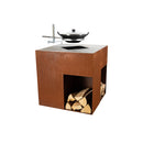 Nouvel fire bowl quadro ruggine