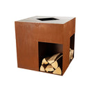 Nouvel fire bowl quadro ruggine