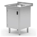 Tabella di lavaggio Hendi 60 x 60 x 85 cm