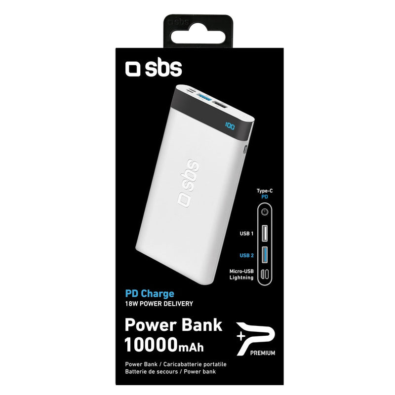 SBS Powerbank PD Charge 10000 MAh