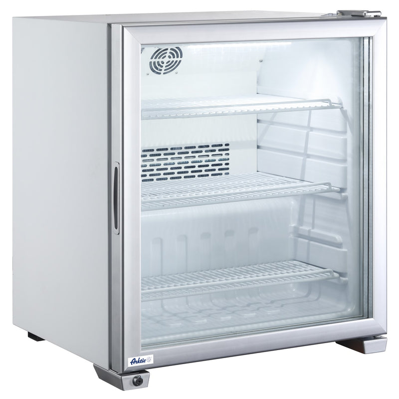 Hendi freezer with glass door 90 liters