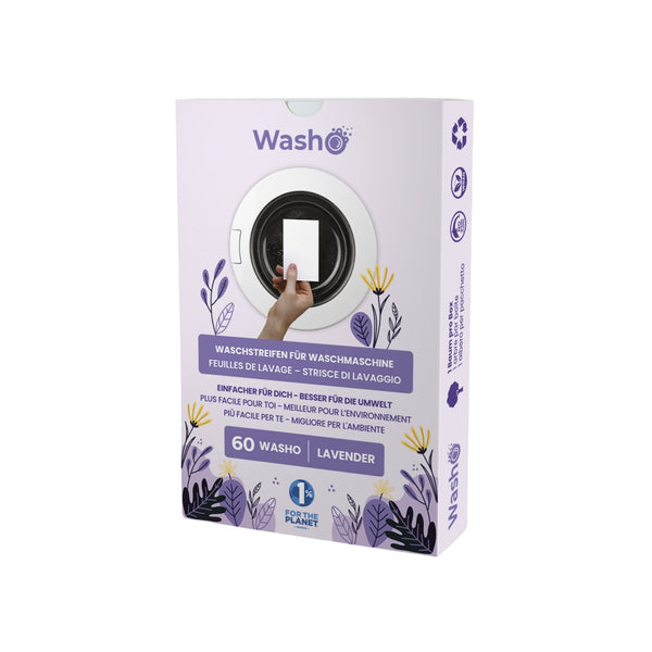Washo washing strips lavender, 60 pcs.