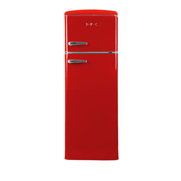 SPC Kühlschrank Retro KS3666-1, rot, 206 L, D-Klasse