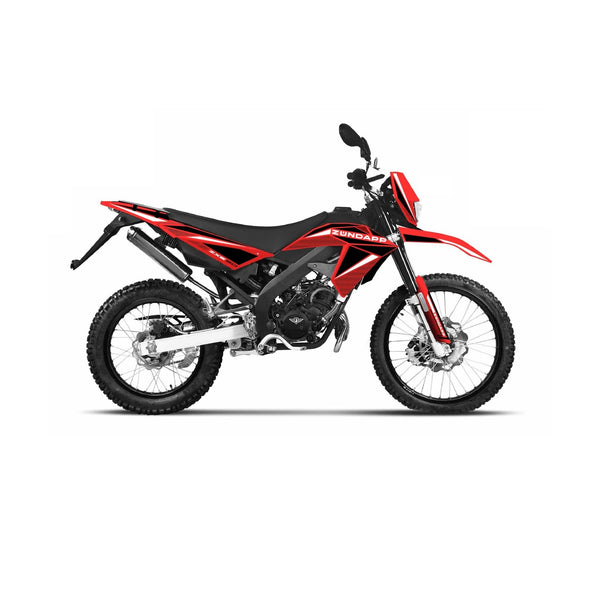 Zündapp Motorcycle ZXE 50 enduro 45 km/h, rosso