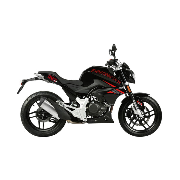 Zündapp Motorcycle ZRN 125 Abs nus, 105 km / h, noir
