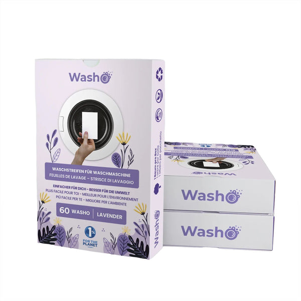 Washo washing strips lavender, 3 x 60 pieces.