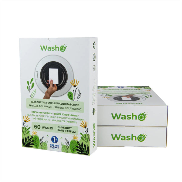 Washo washing strips Classic without fragrance, 3 x 60 pcs.