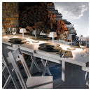 Lampe de table Villeroyboch avec batterie Naples 2.0 Chrome