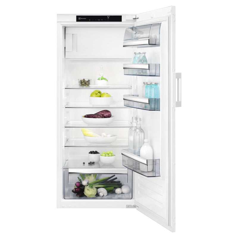 Electrolux installation refrigerator with freezer, EK242SRWE, 214 l