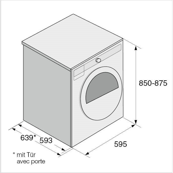 Asko tumble dryer T409HS.W 9kg