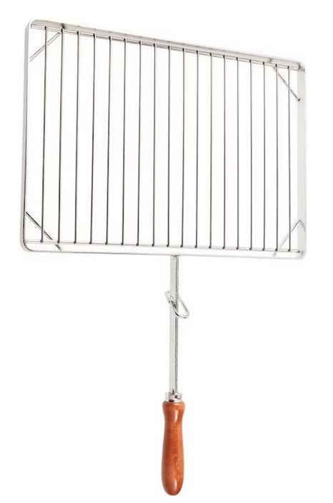 Nouvel accessories grill rust, angular 46 x 32.5 cm