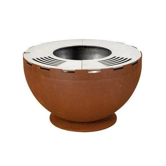 Nouvel fire bowl grill ball Firebowl 60, rusted